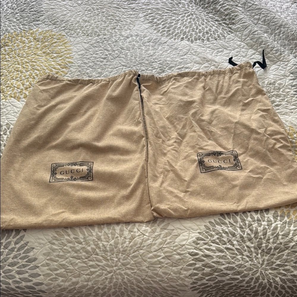 Gucci Beige Dust Bags